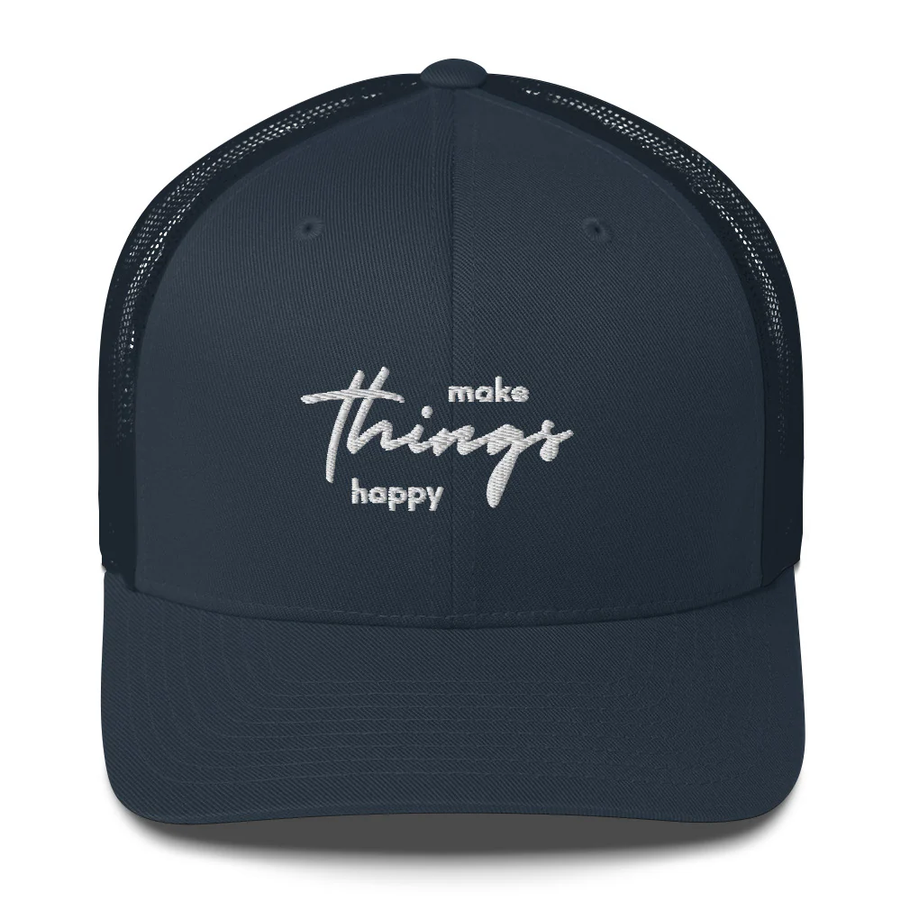 Make Things Happy - Autism Trucker Cap - Image 3