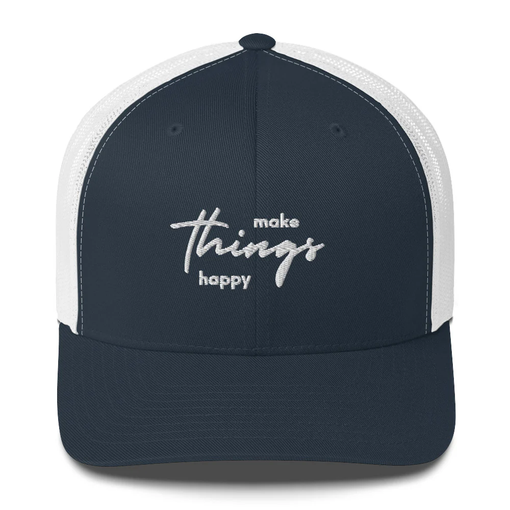 Make Things Happy - Autism Trucker Cap - Image 4