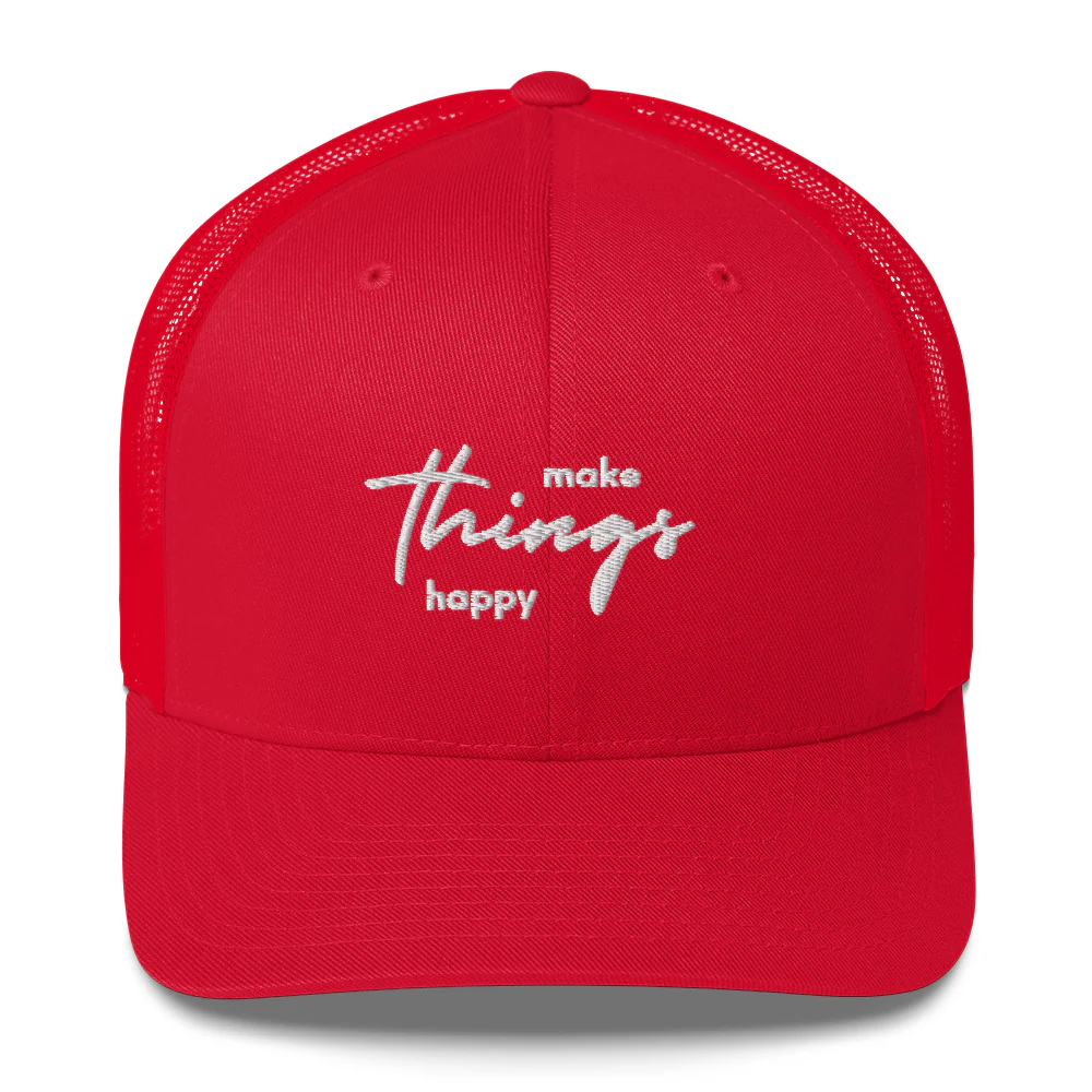 Make Things Happy - Autism Trucker Cap - Image 6