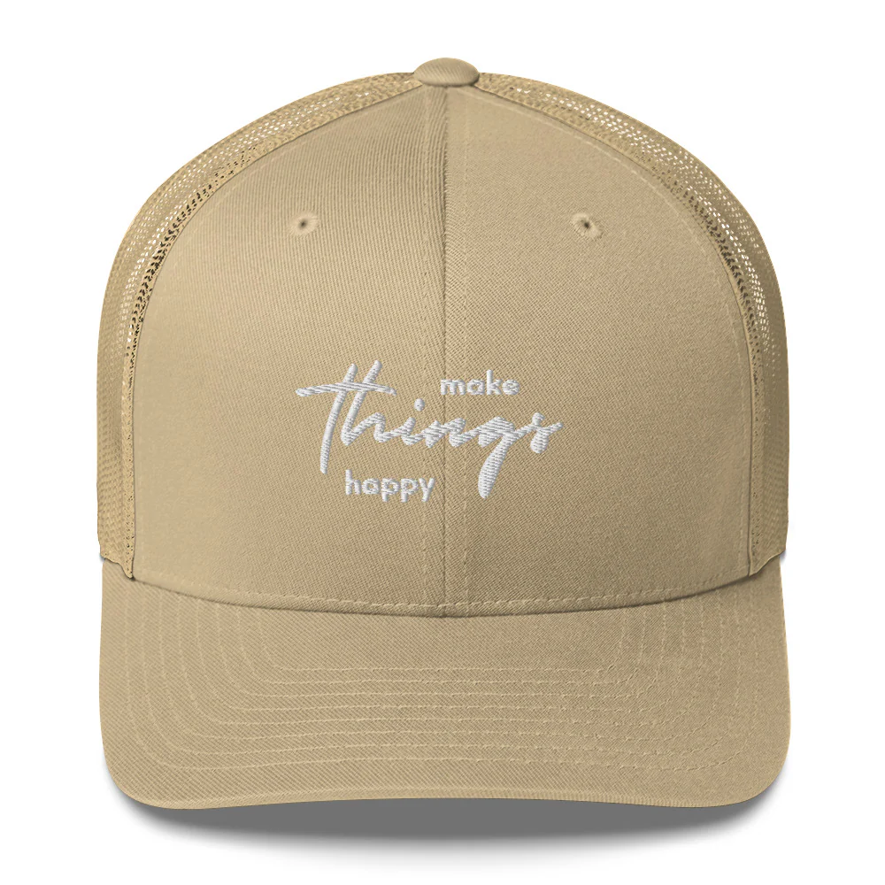 Make Things Happy - Autism Trucker Cap - Image 8