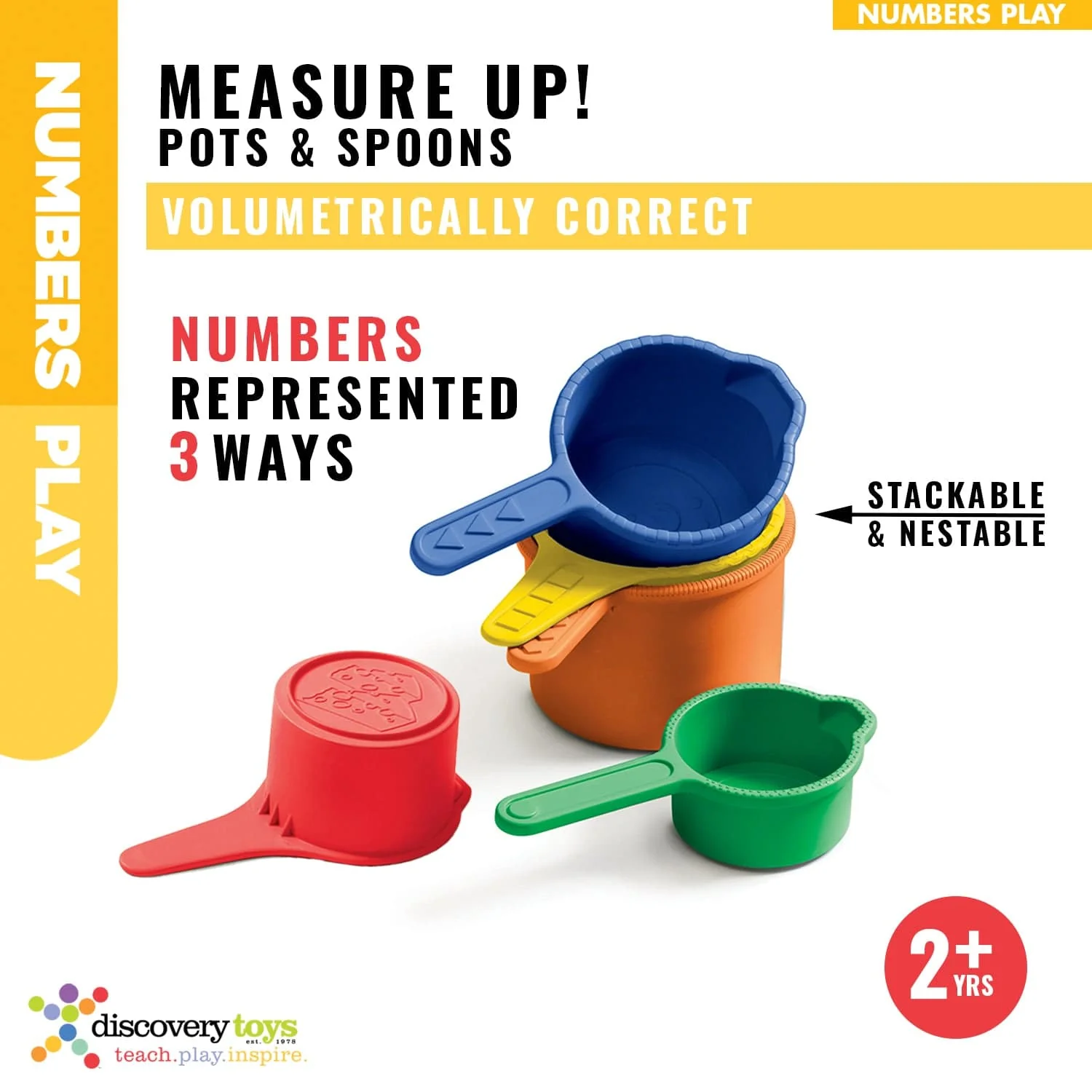 MEASURE UP! POTS & SPOONS Stack & Learn Set - Image 2