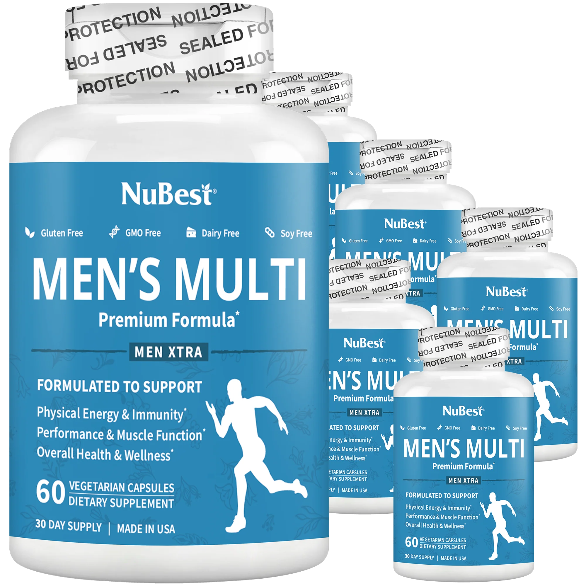 Men's Multi, Men Xtra, Energy, Immunity & Health Boost, 60 Vegan Capsules - Image 11