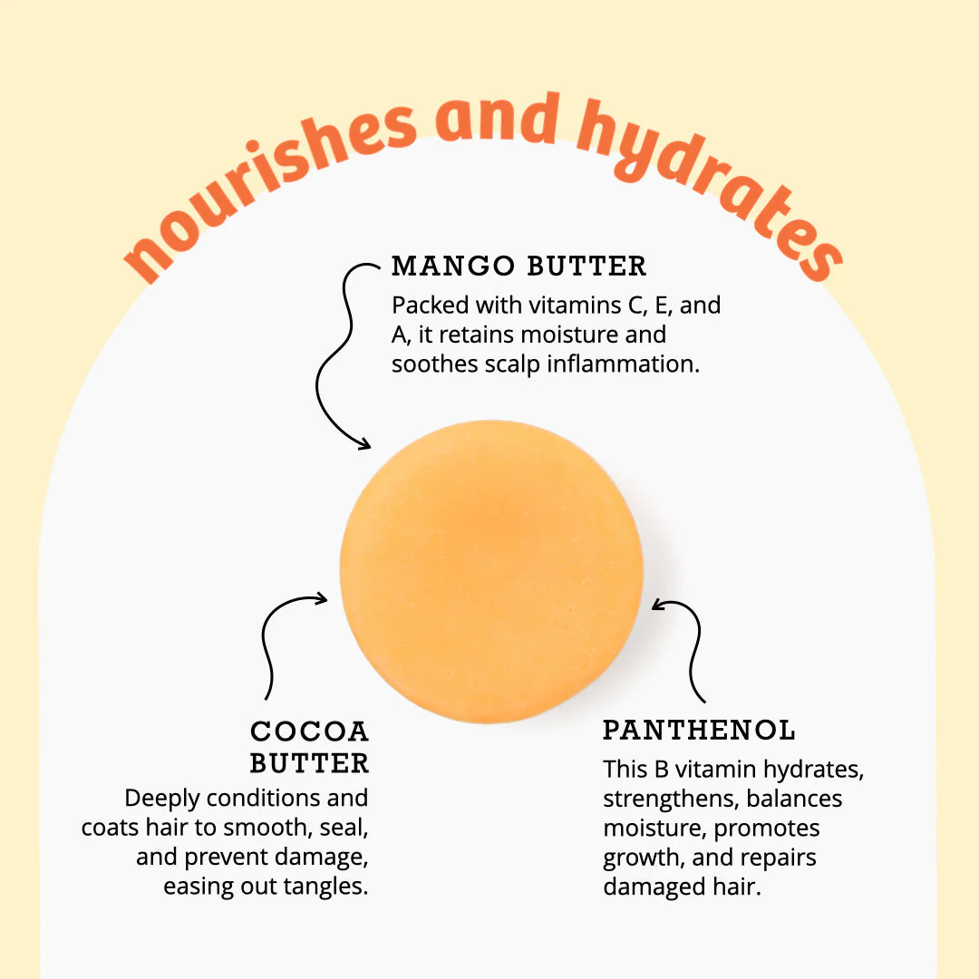 Mighty Mango Moisturizing Conditioner Bar - Image 5