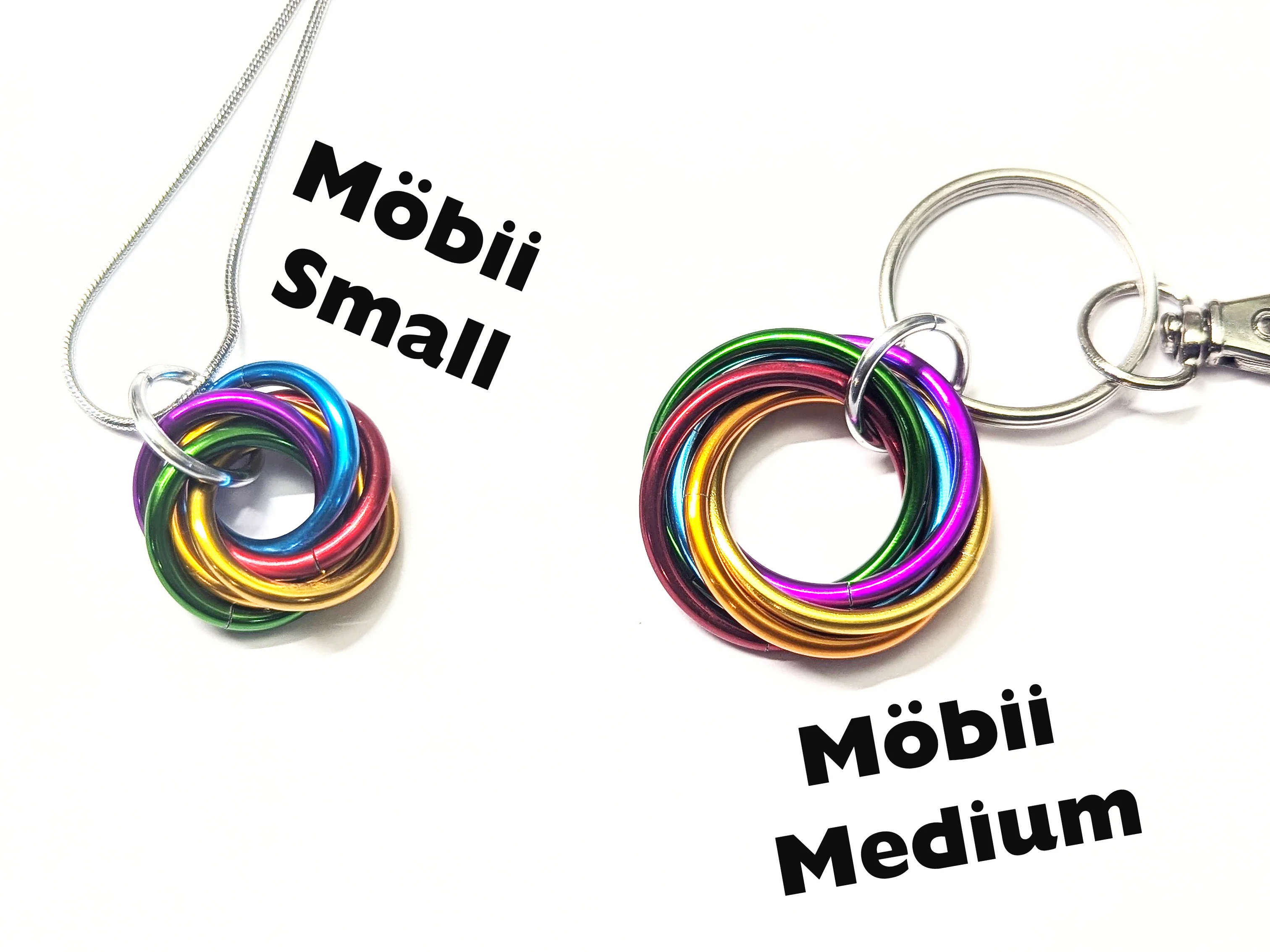 Möbii® Halloween Jewelry: Stylish Discreet Fidget Fashion Wear: Necklaces, Earrings, Keychains - Image 12