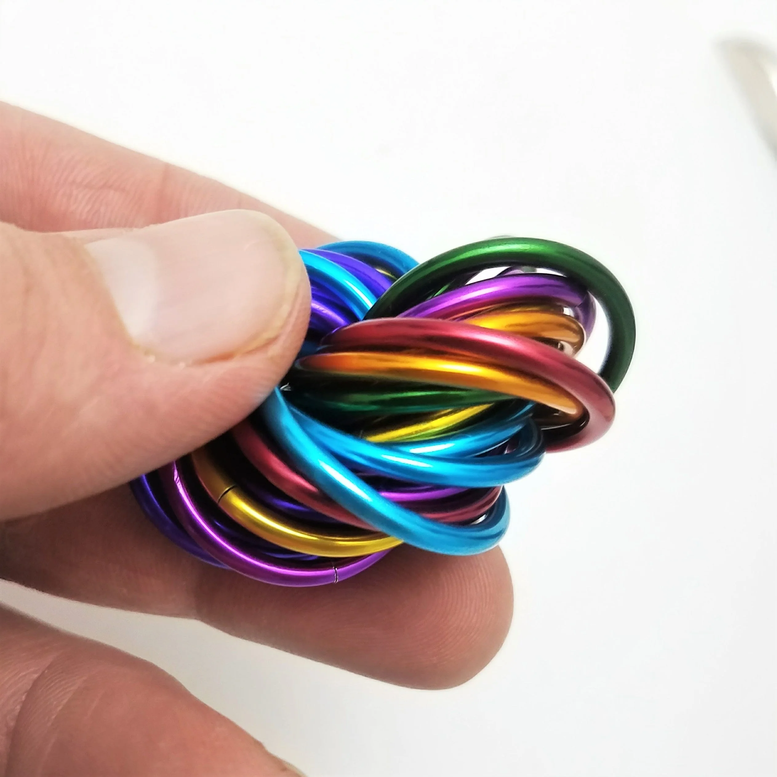 Möbii® RAINBOW Collection: Shiny Multicolor Fidget Stress Balls - Image 6