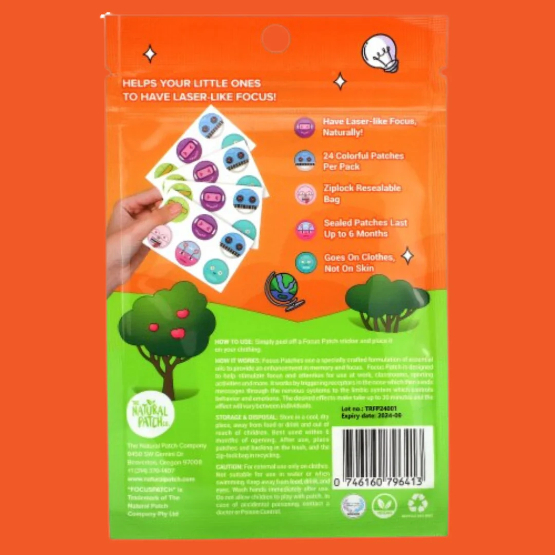 NATPAT Focus Stickers - Natural Focus, Energy & Clarity - Image 6