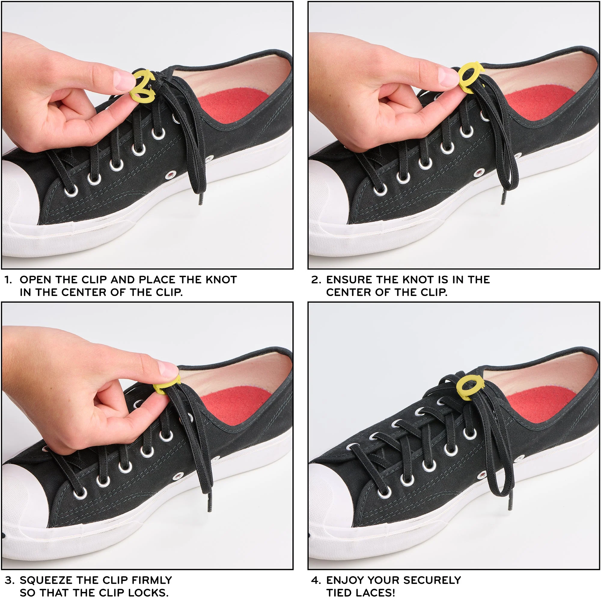 Neon Green Knot Bow Clip Shoelace Accessory - Image 5