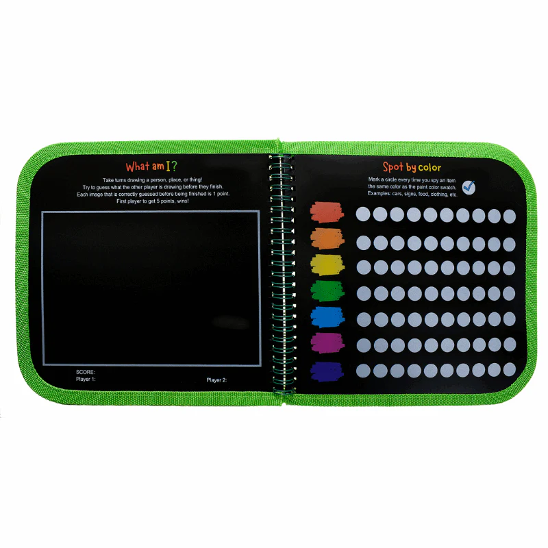 NEW! Daily Doodler Reusable Activity Book-Games on the Go, Includes 4 Wonder Stix - Image 9