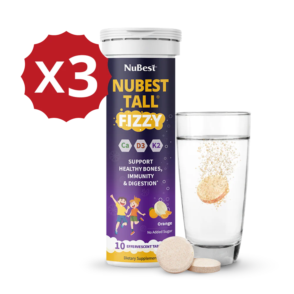 NuBest Tall Fizzy – Height Growth & Bone Strength, Orange Flavor, 10 Effervescent Tabs - Image 12