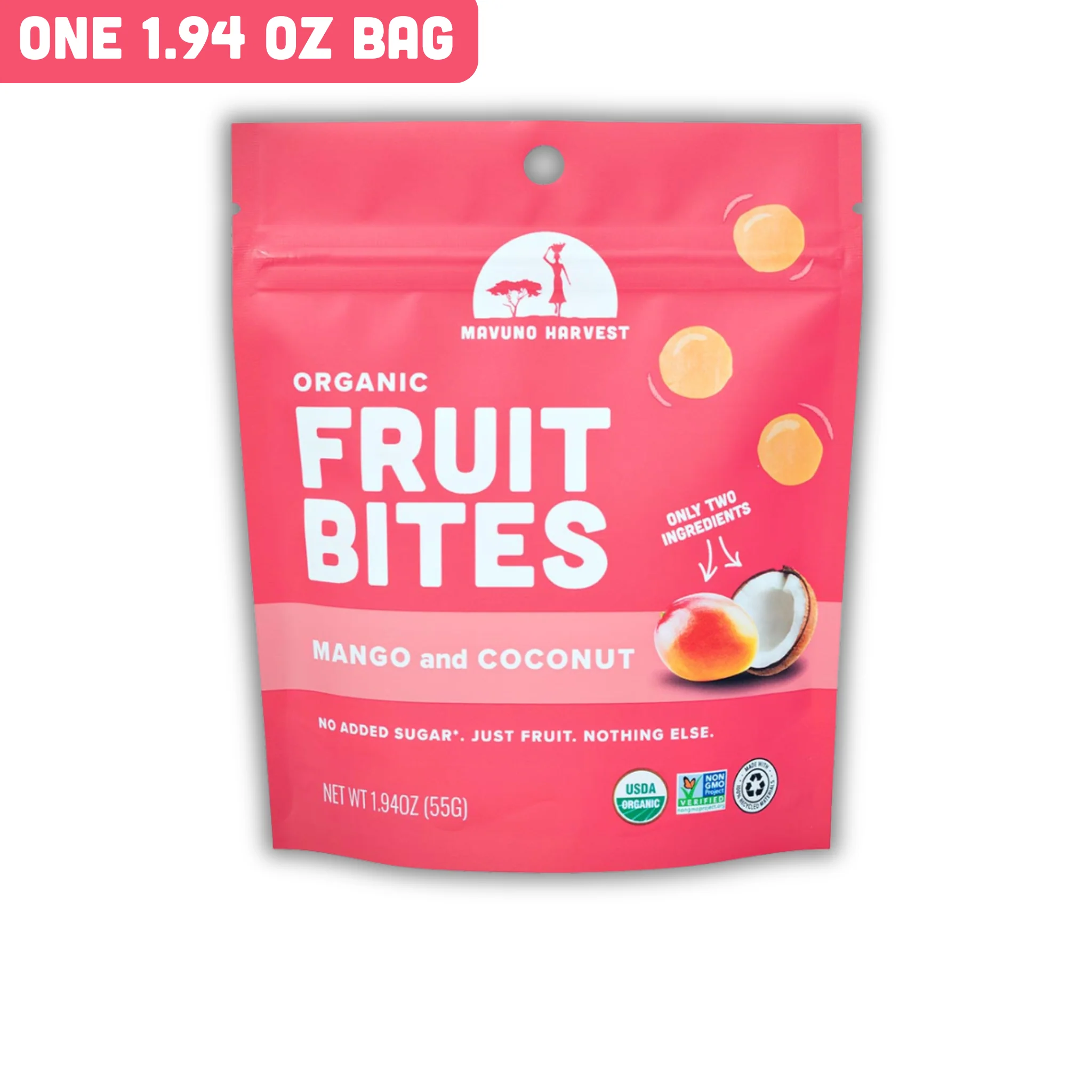 Organic Fruit Bites: Mango & Coconut - Image 4