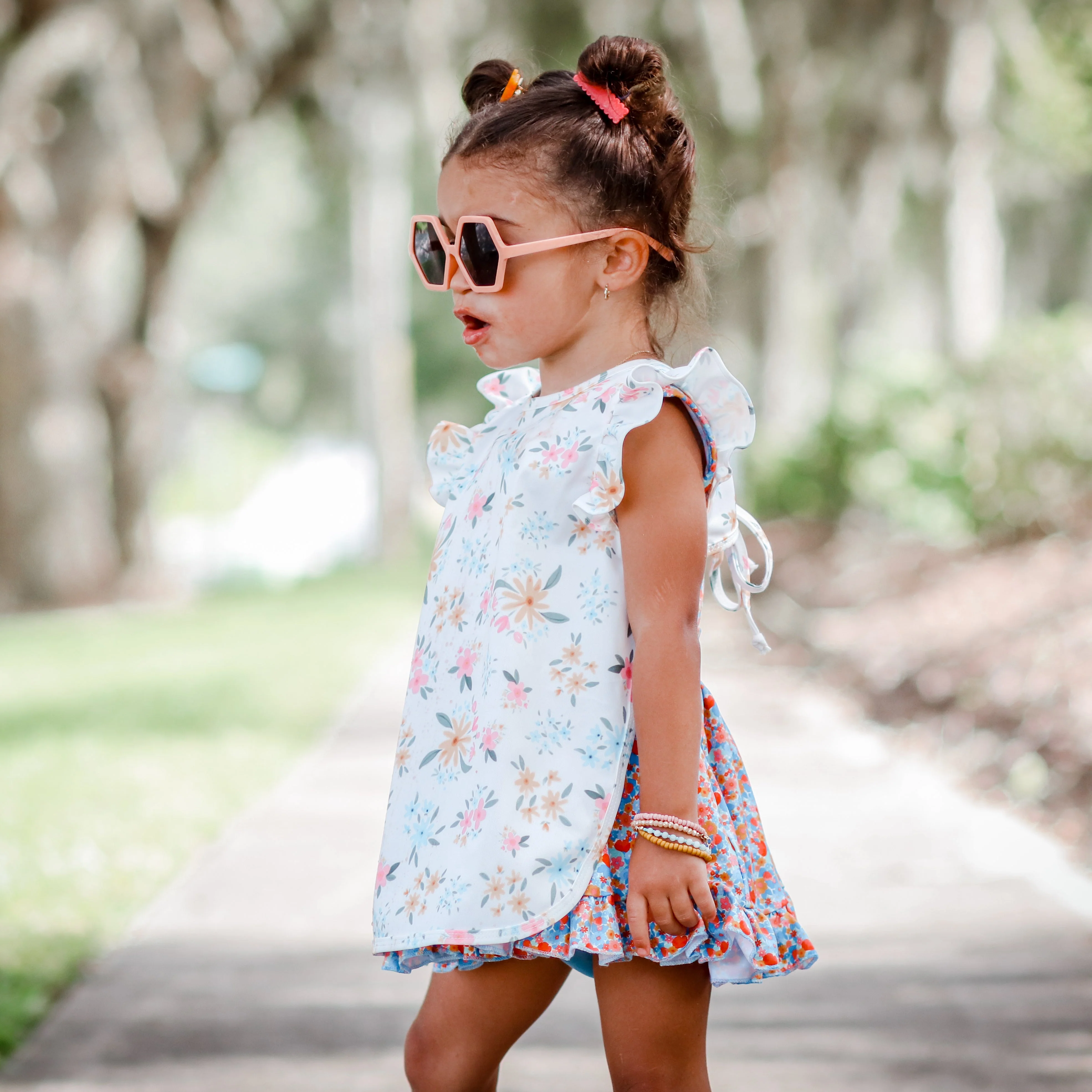 Pastel Floral Flutter Bapron - Image 13