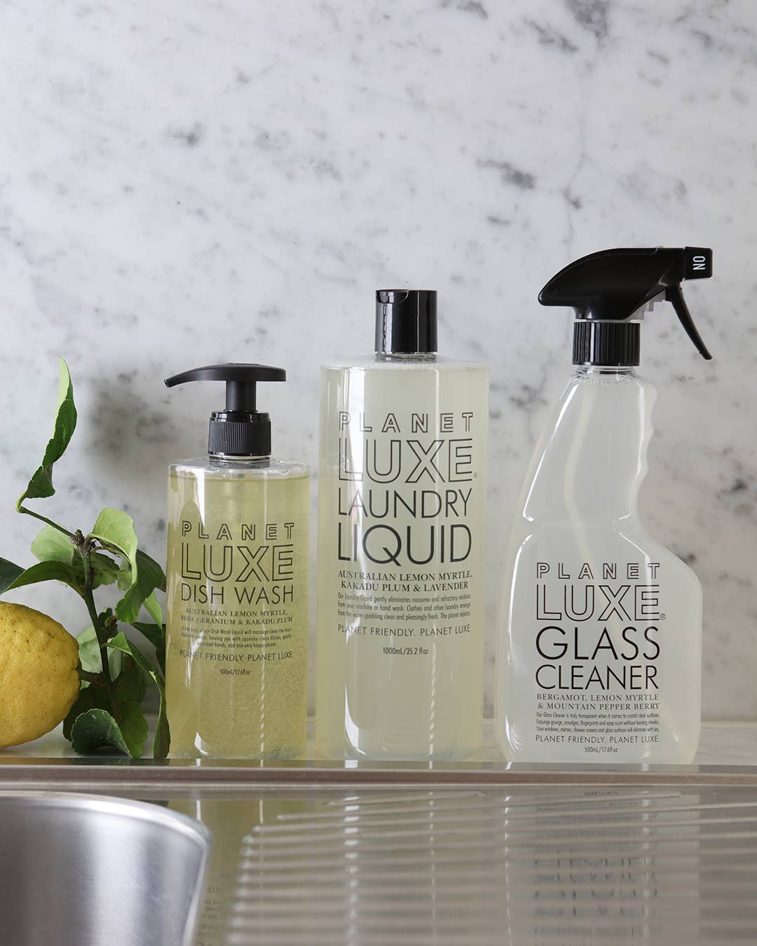Planet Luxe Dish Wash / Australian Lemon Myrtle Blend 500ml - Image 3