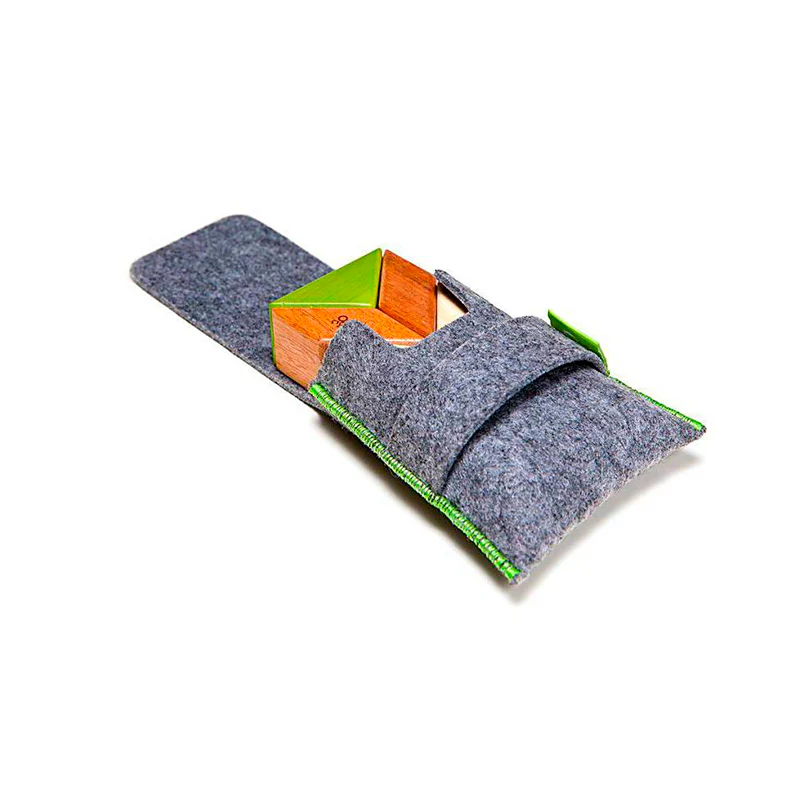 Pocket Pouch Prism Magnetic Wooden Blocks 6 pieces - Image 17