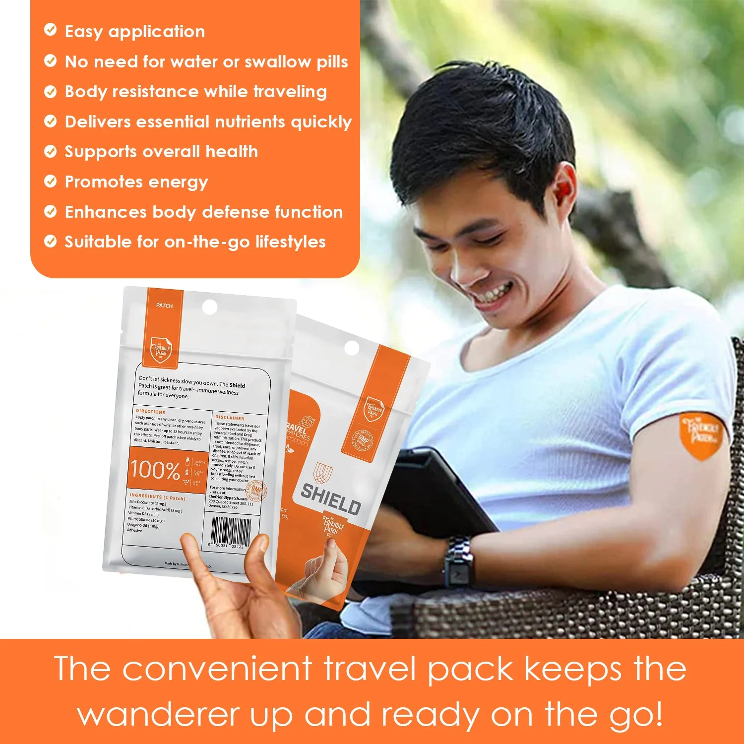 Shield Wellness Patch - travel 8 pack - Image 12