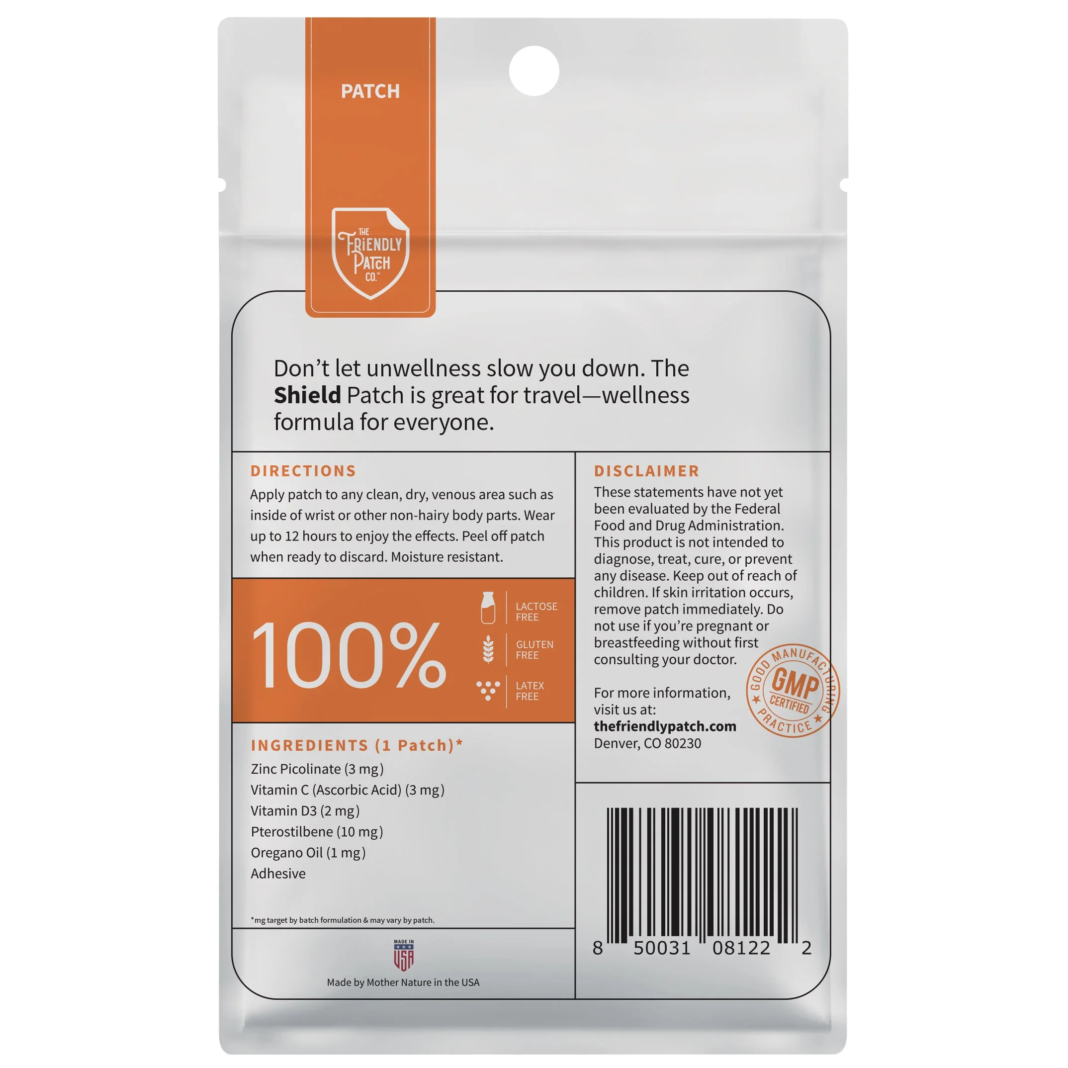 Shield Wellness Patch - travel 8 pack - Image 3