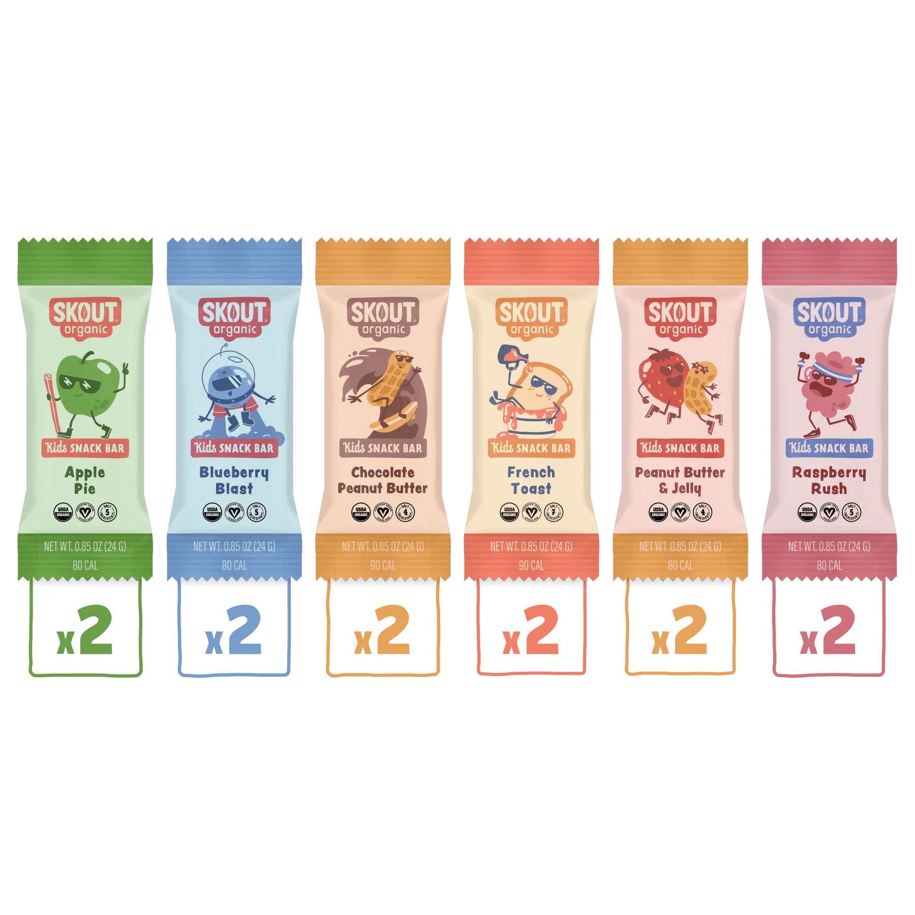 Skout Organic Kids Bar Sample Pack