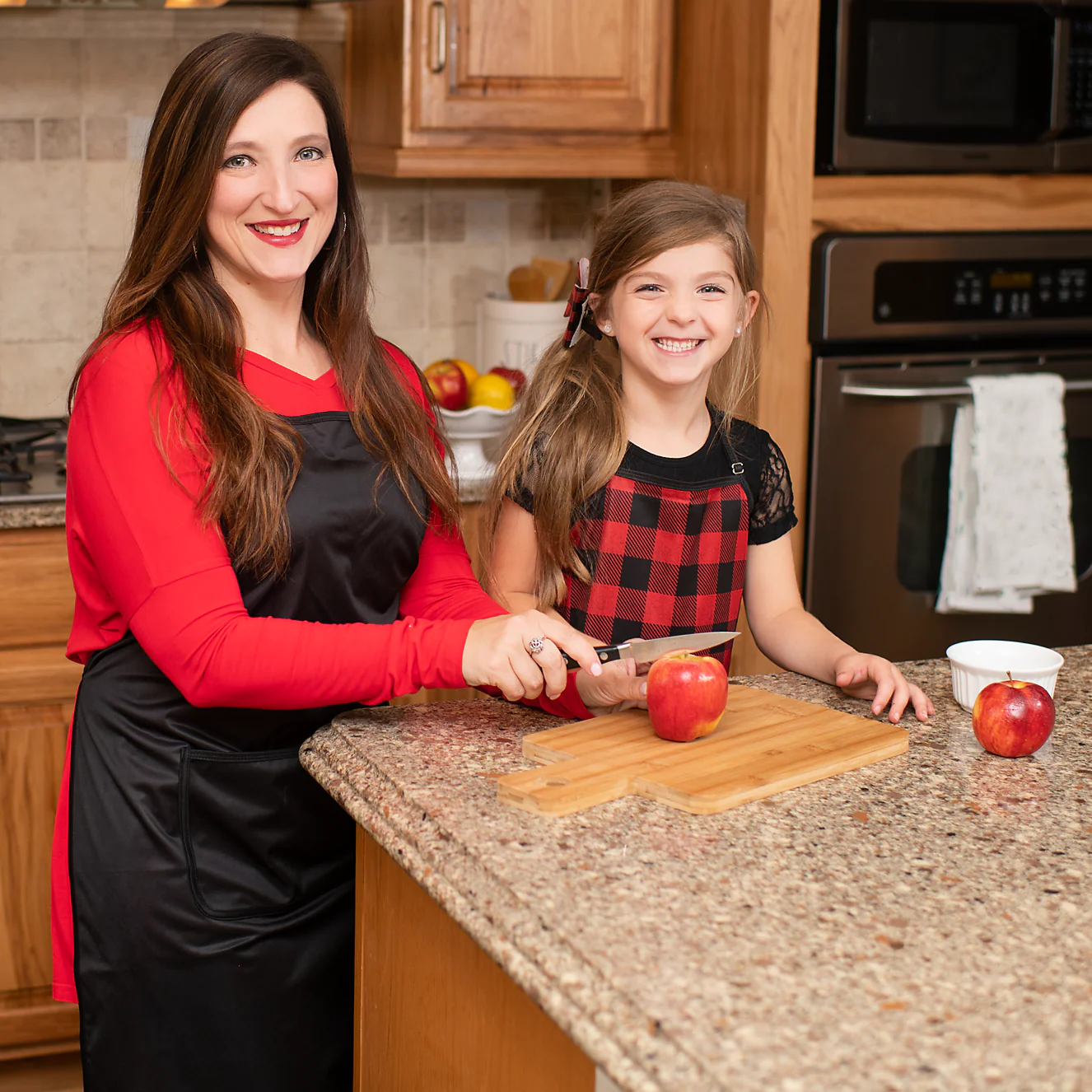 Solid Black Minimalist Apron - fits sizes youth small through adult 2XL - Image 10