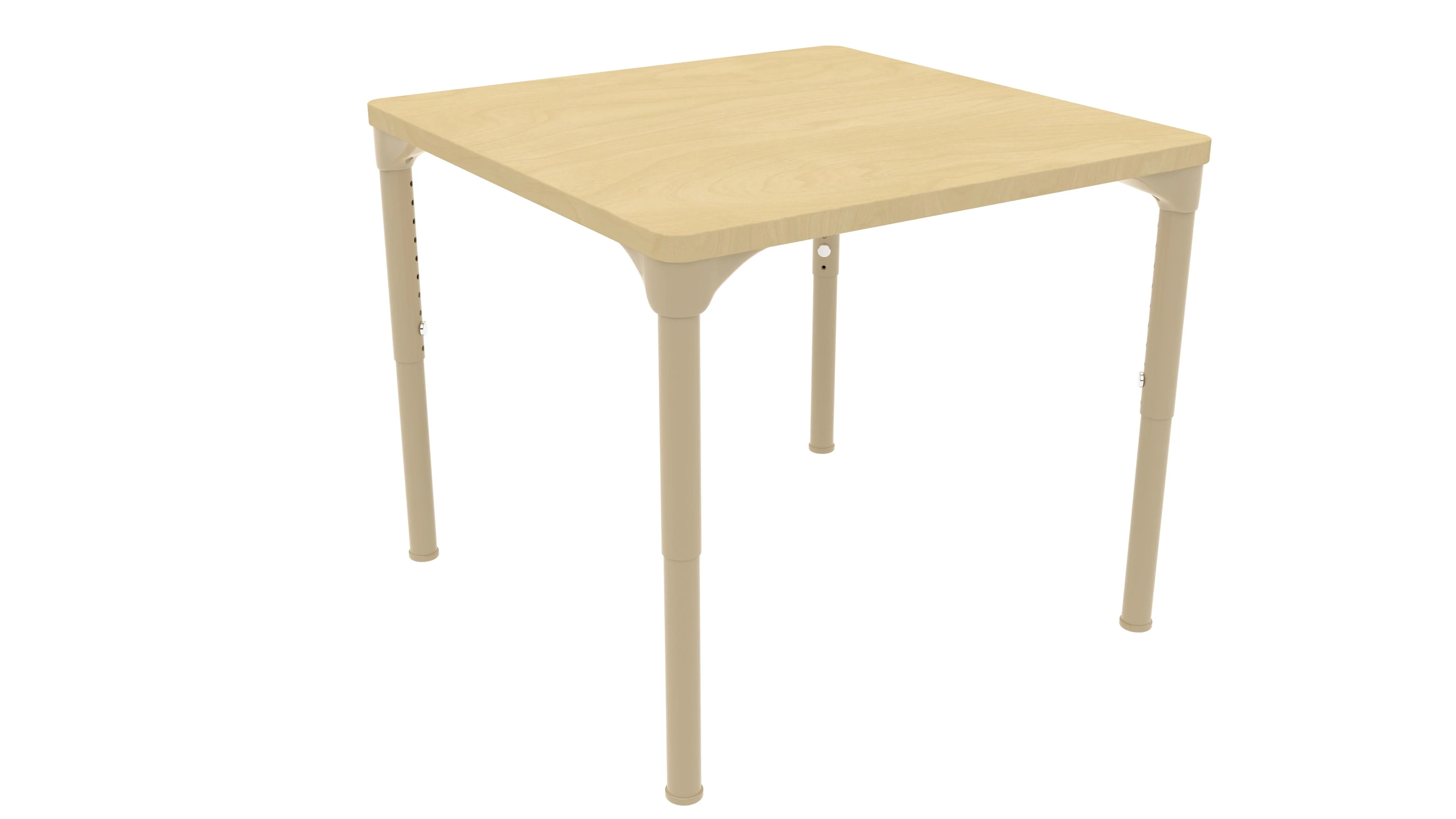 Square Adjustable Kids Table – 17" to 25" Height | Activity Table for Classrooms, Daycares & Homeschool - Image 6
