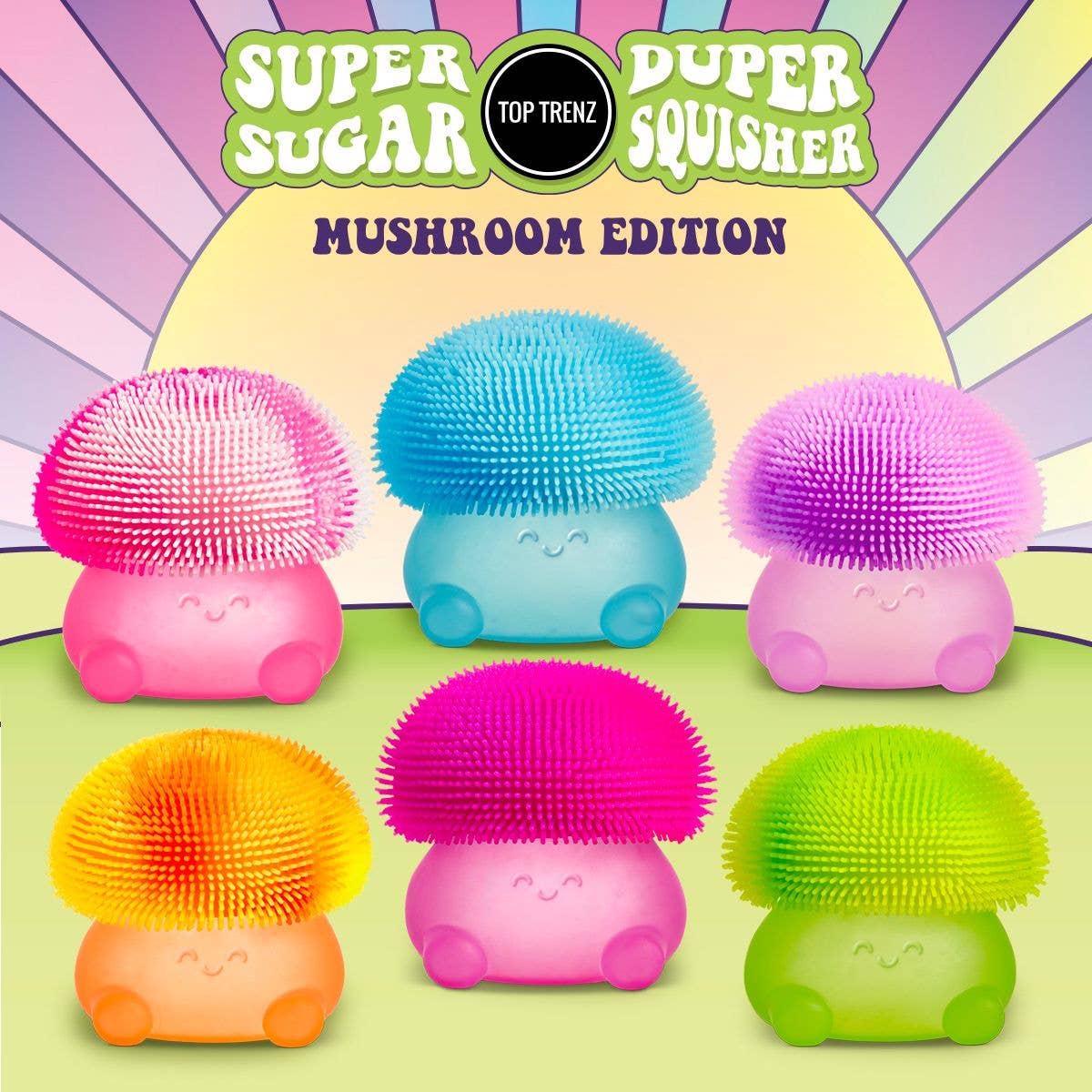 Super Duper Sugar Squisher Toy- Mushroom - Image 3