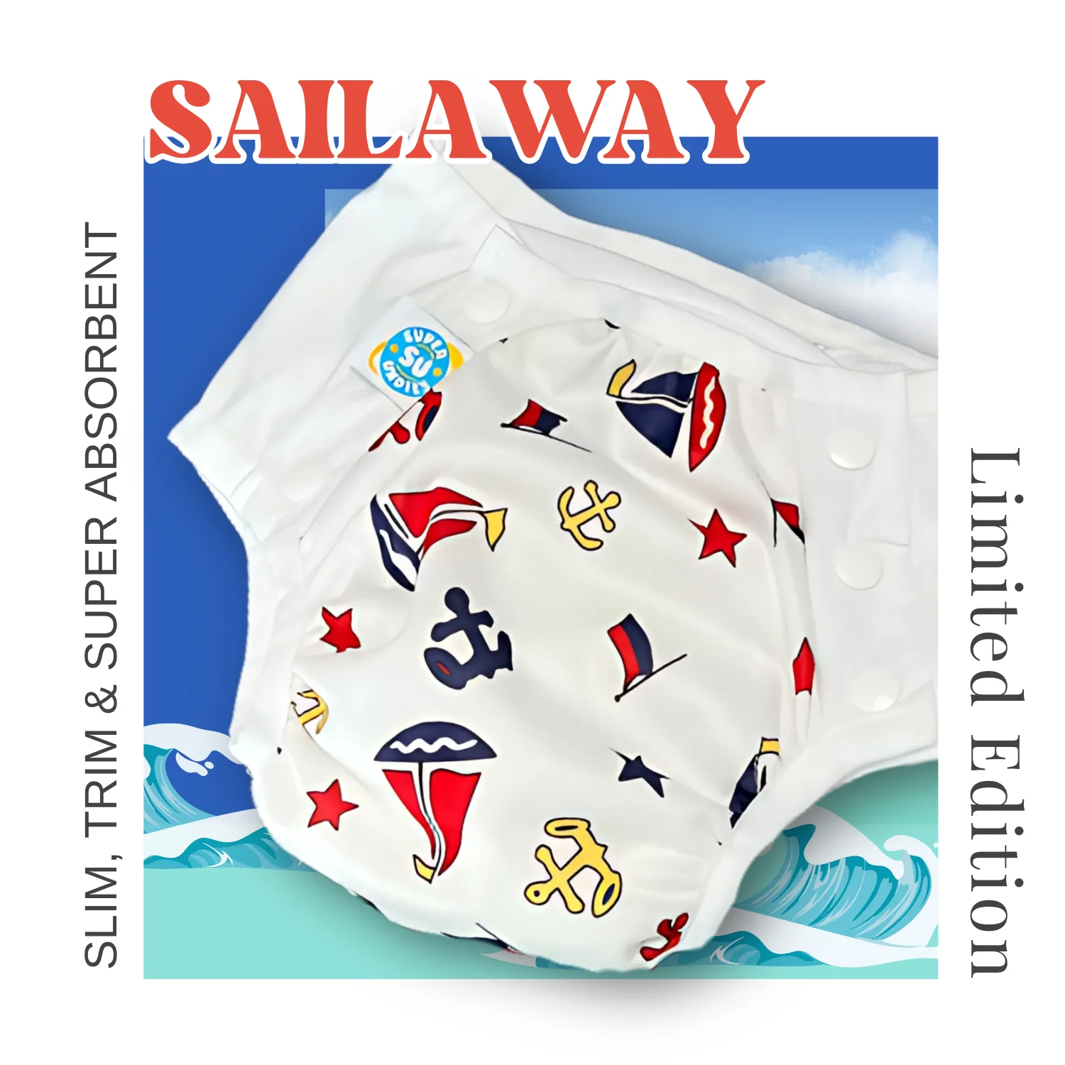 The 3-in-1 Waterproof Undies; A Diaper, Trainer and Swim Diaper - Image 18