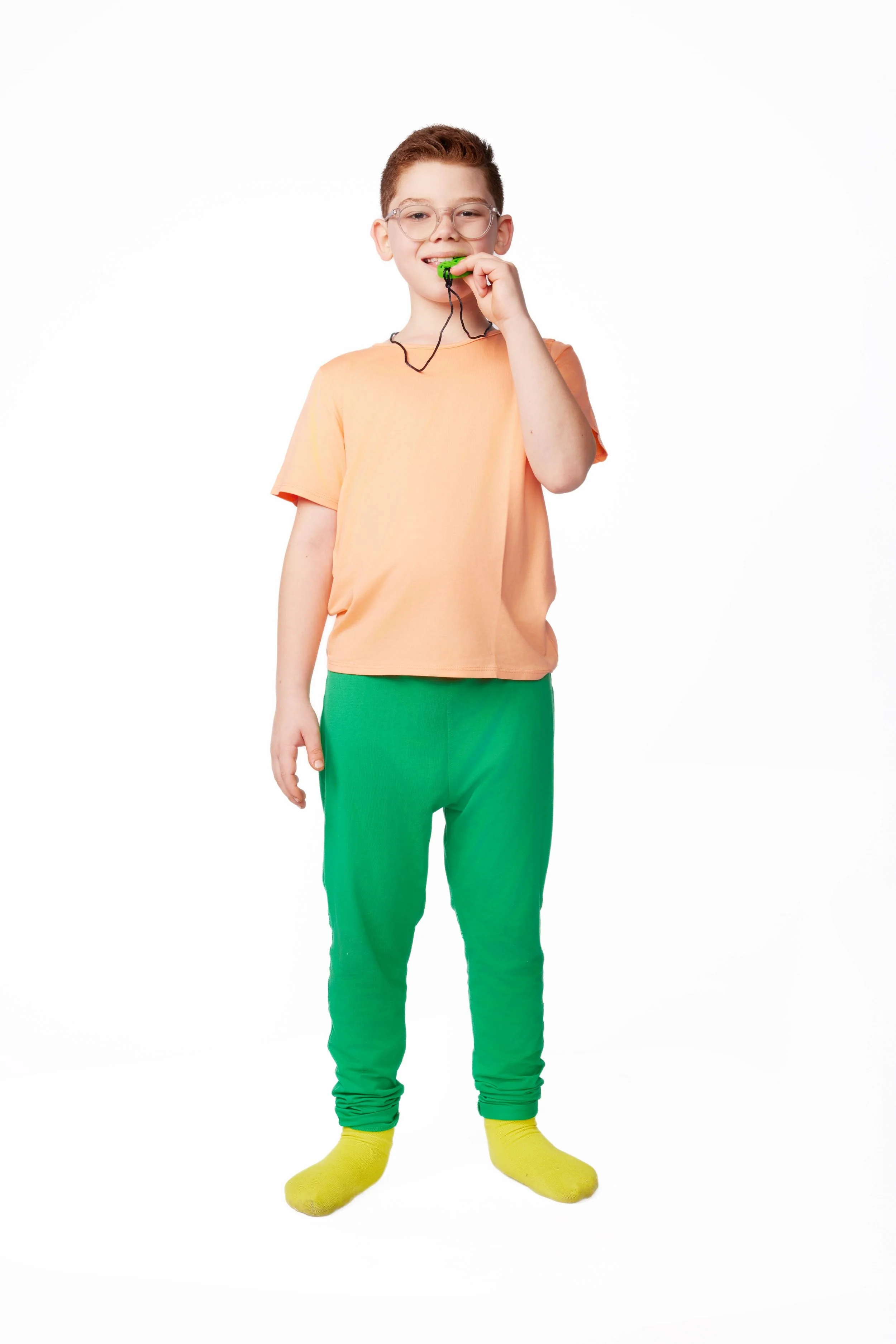 The Everday Sensory Friendly Coral Tee with Chewy Necklace - Image 6