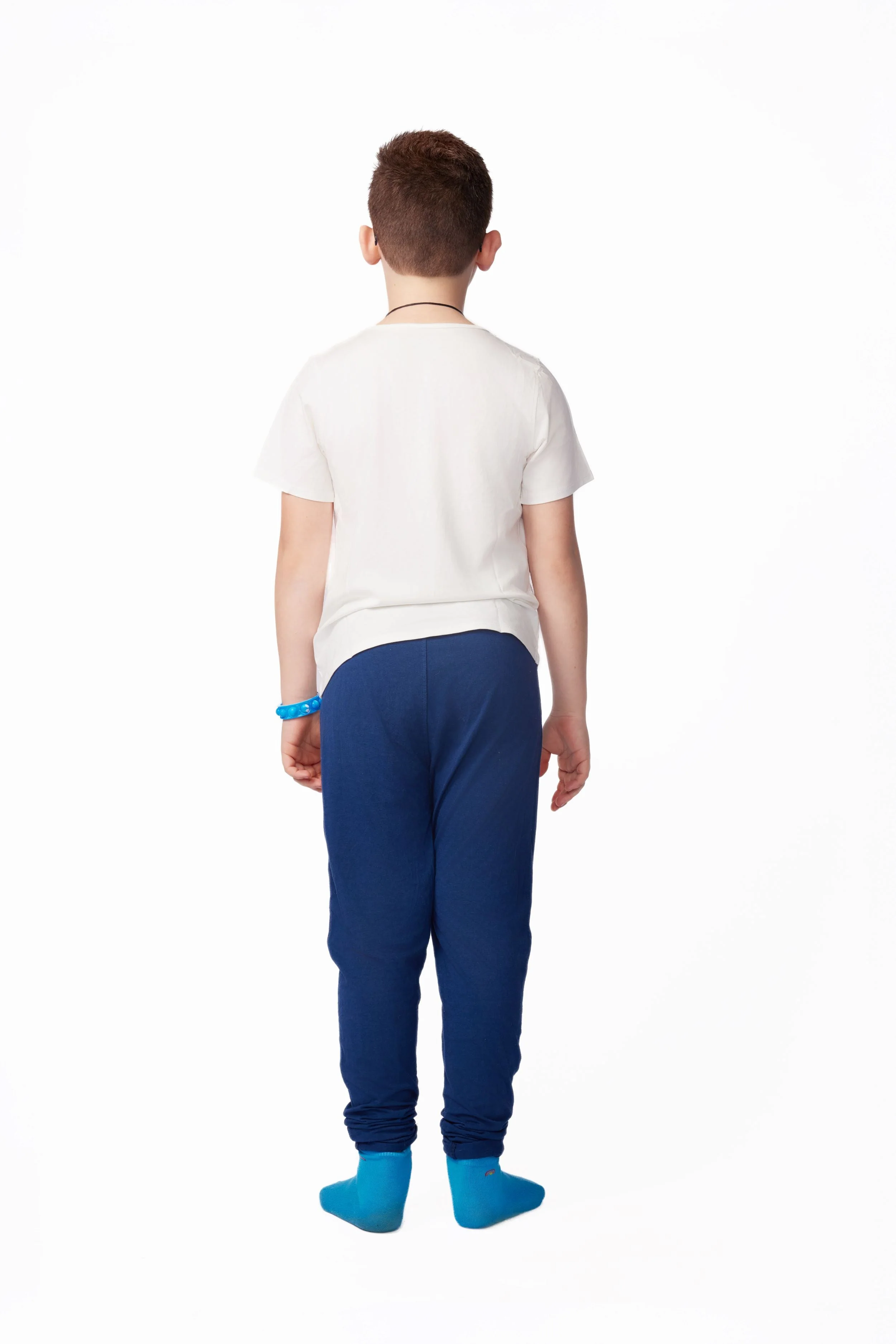 The Everday Sensory Friendly White Tee with Chewy necklace - Image 3