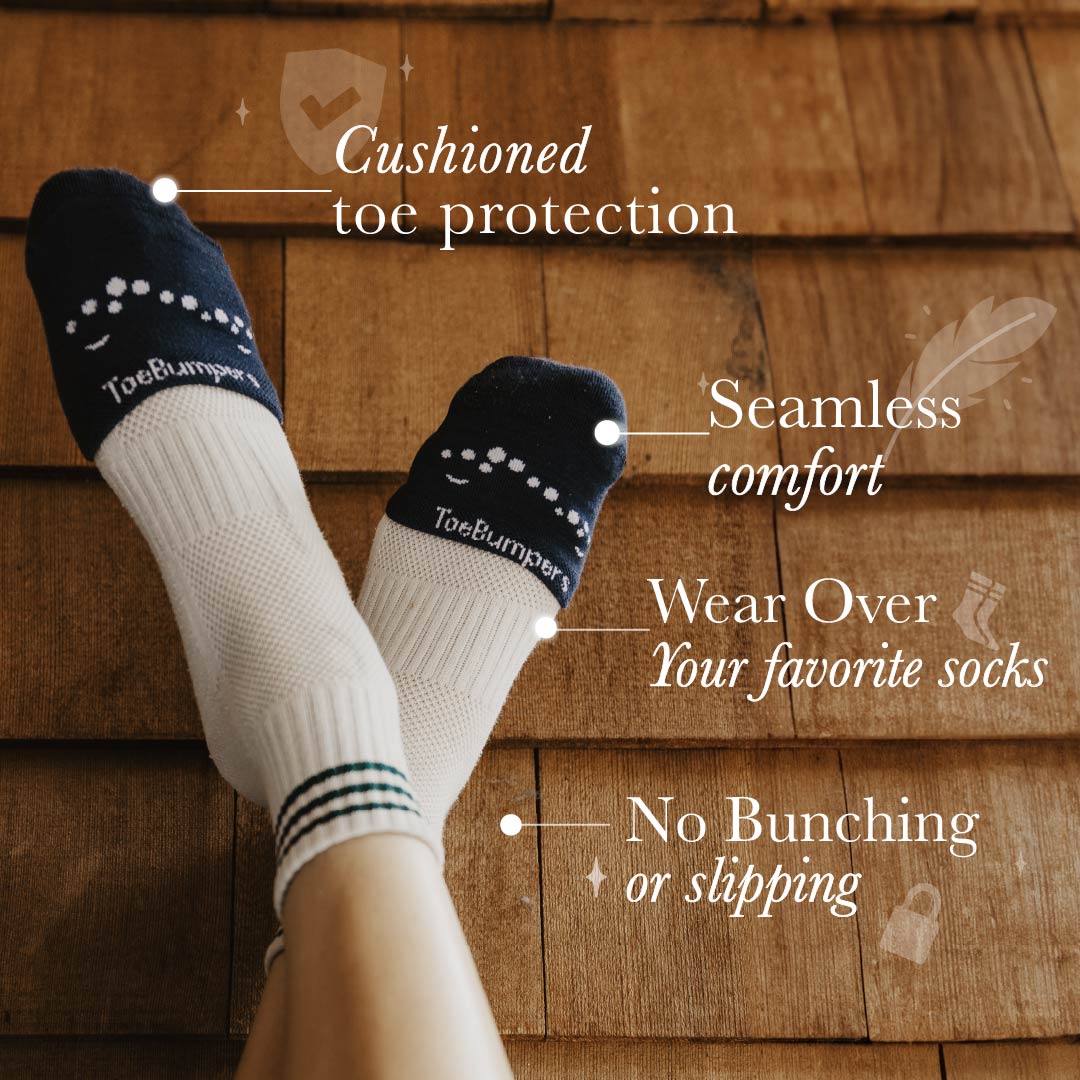 Cushioned Toe-Guard Socks – Front Impact & Pressure-Relief Design (4 Pack) - Image 5