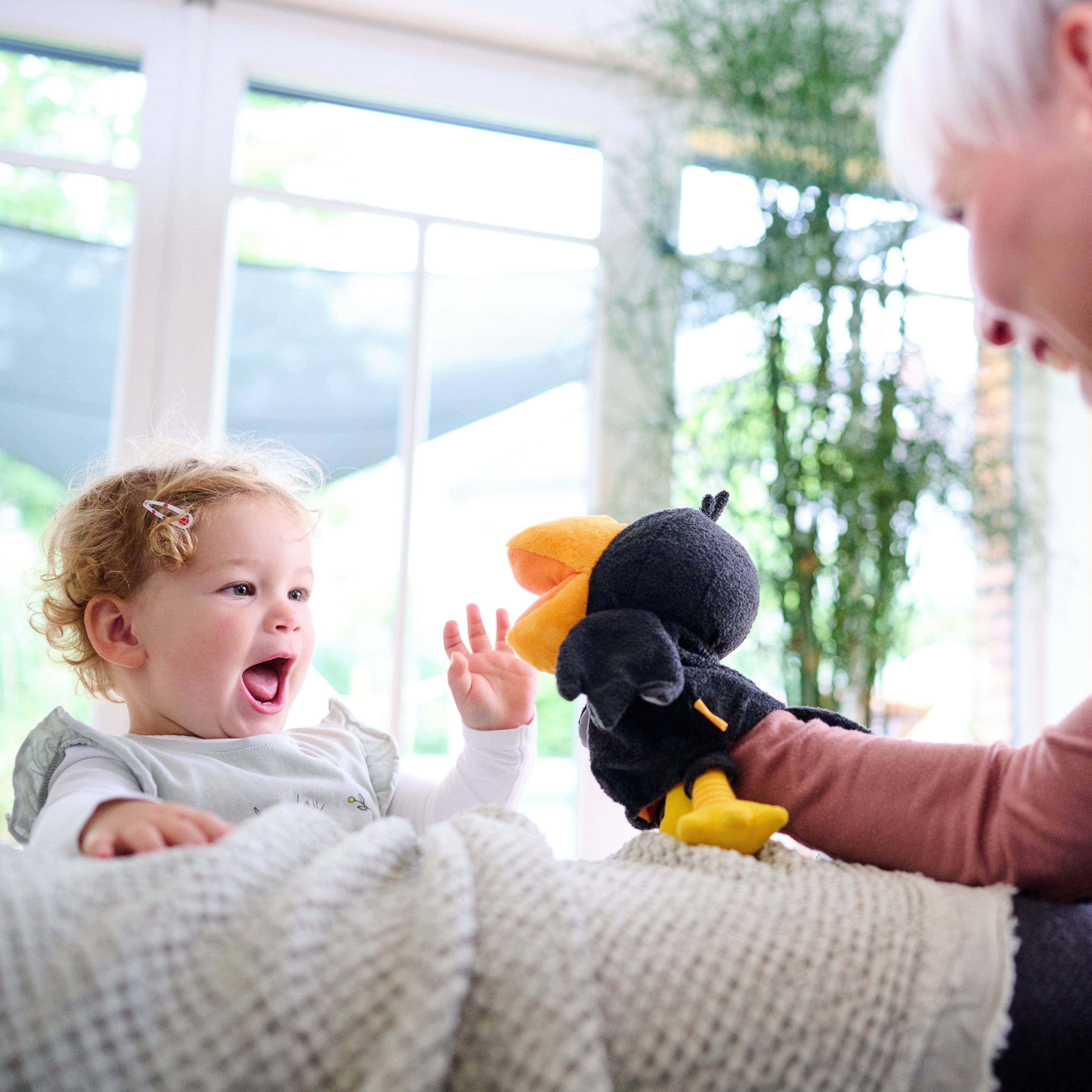 Theo the Raven Glove Puppet - Image 5