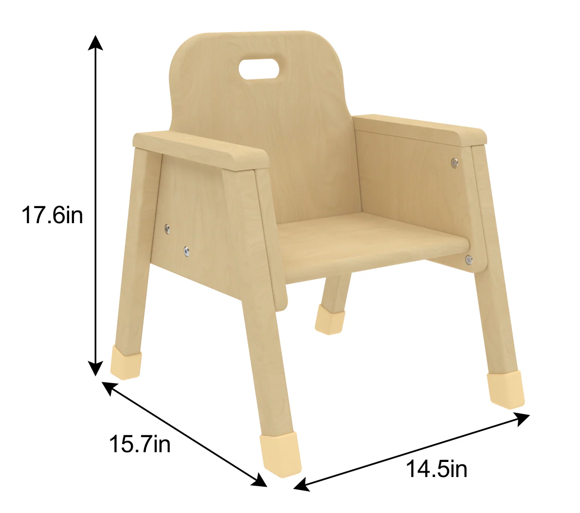 Toddler Chair - 8" Seat Height - Image 5