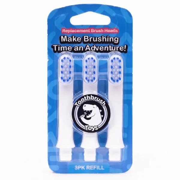 Toothbrush Toys Kids Toothbrush Replacement Heads 3-Pack - Image 6