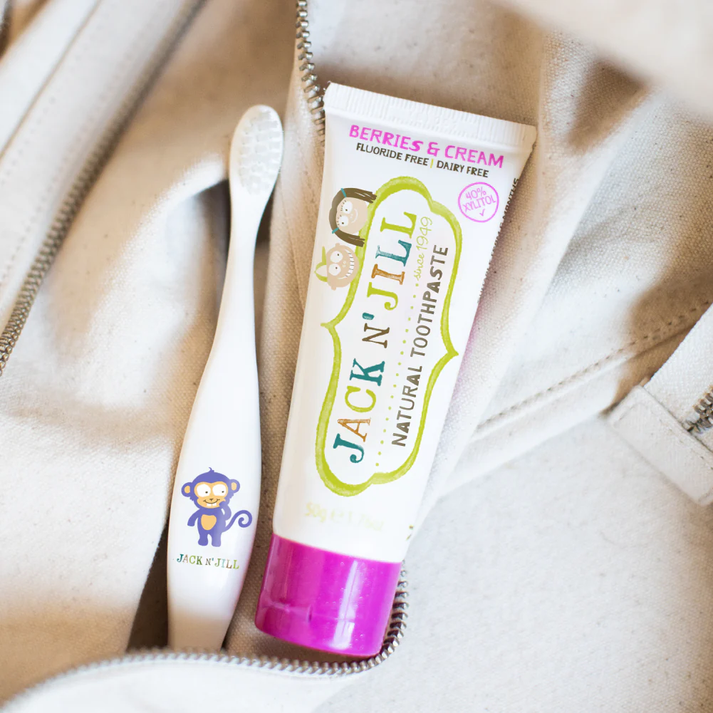 Jack N' Jill Natural Certified Toothpaste Berries & Cream - Image 4