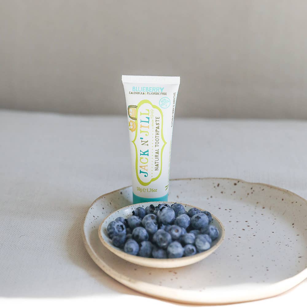 Jack N' Jill Natural Certified Toothpaste Blueberry - Image 11