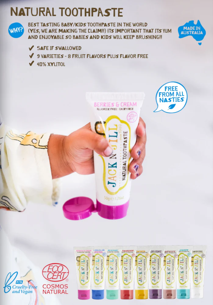 Jack N' Jill Natural Certified Toothpaste Strawberry - Image 11