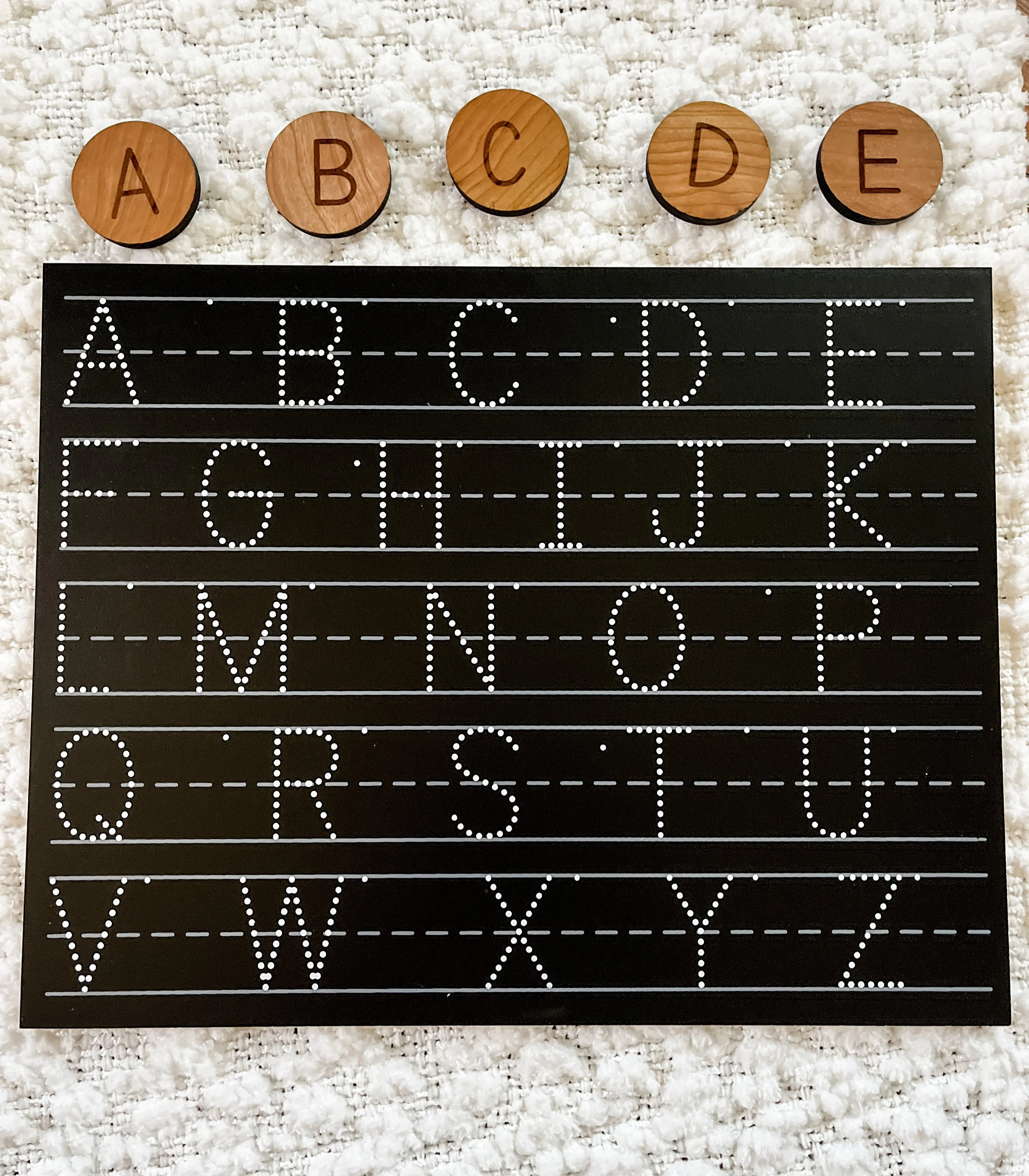 Trace-N-Write Uppercase ABC's Chalkboard - Image 2