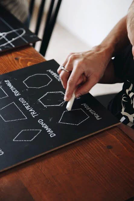 Traceable Shapes Trace-n-Erase Chalkboard® - Image 6