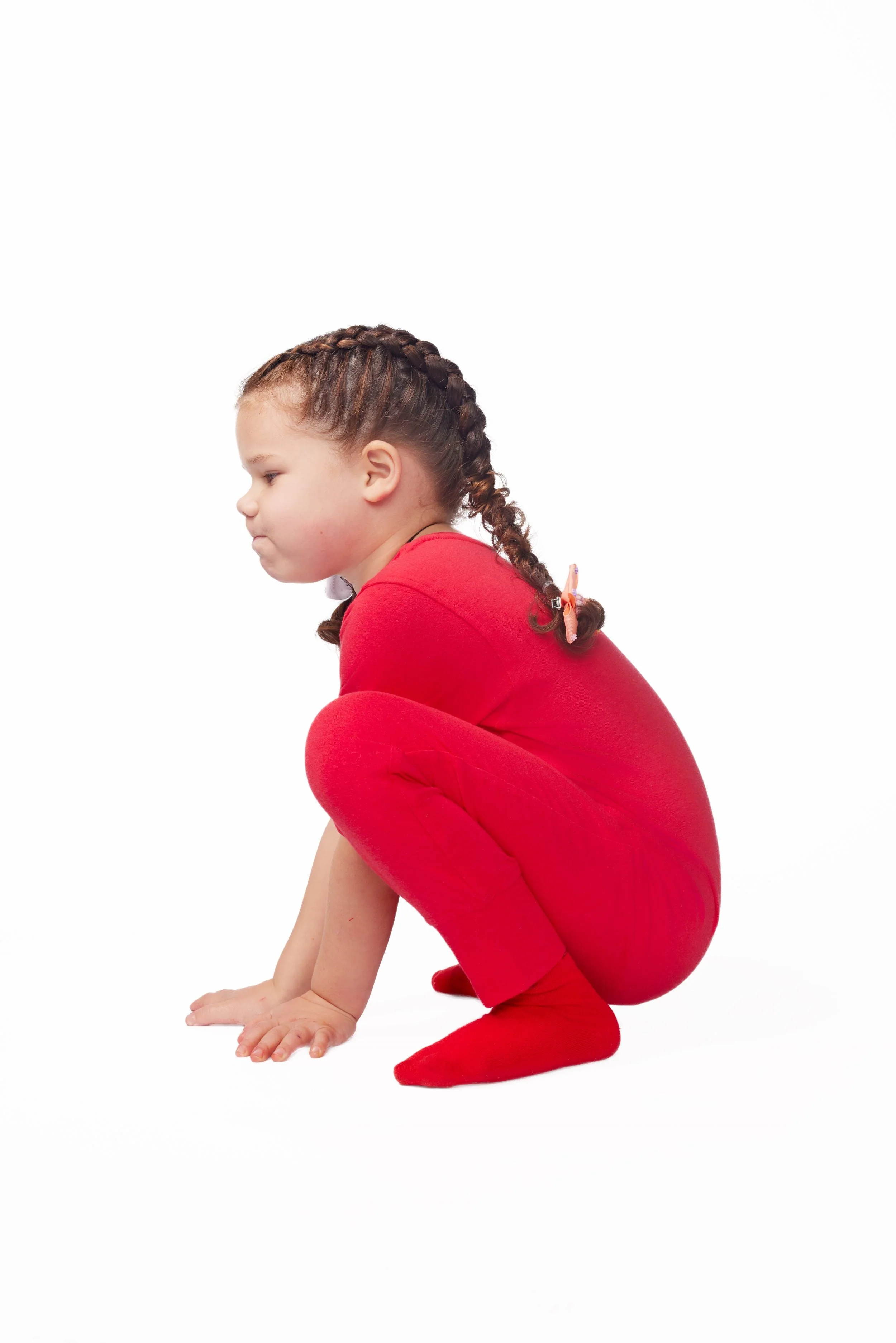 Ultimate Comfort Playsuit w Chewy Sensory Bracelet-RED - Image 5