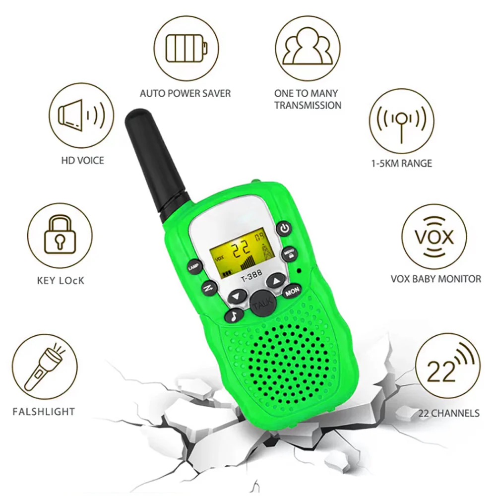 Walkie Talkies for Kids Wireless Pocket 2 Way Radio Toy Long Range for Camping Hiking Outdoor - Image 4