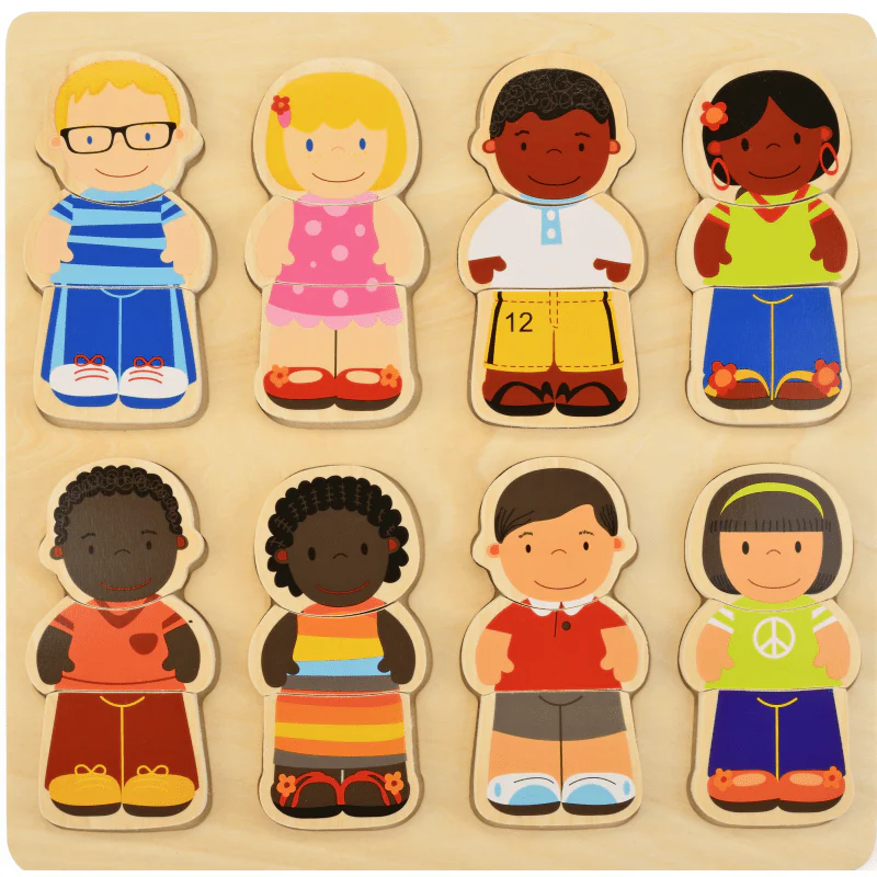 WE ALL BELONG CHUNKY Diversity Inclusive Wood Puzzle - Image 4