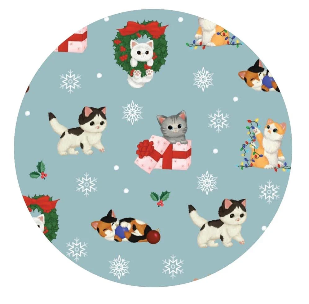 Whisker Wonderland Christmas Kittens Bamboo French Terry Crewneck Sweatshirt - Image 5