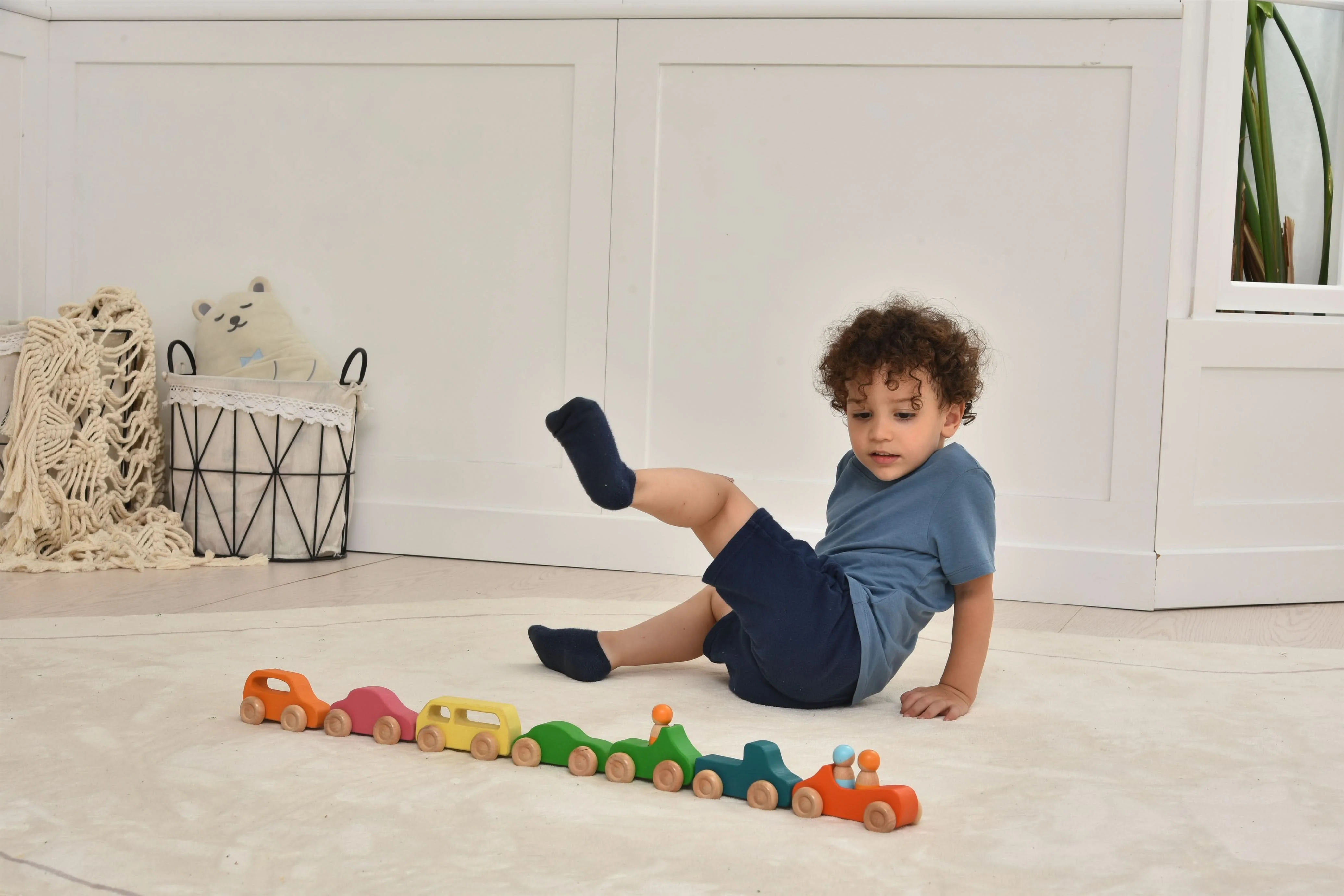 Wooden Car Toy set - 10 Piece Set - Image 9
