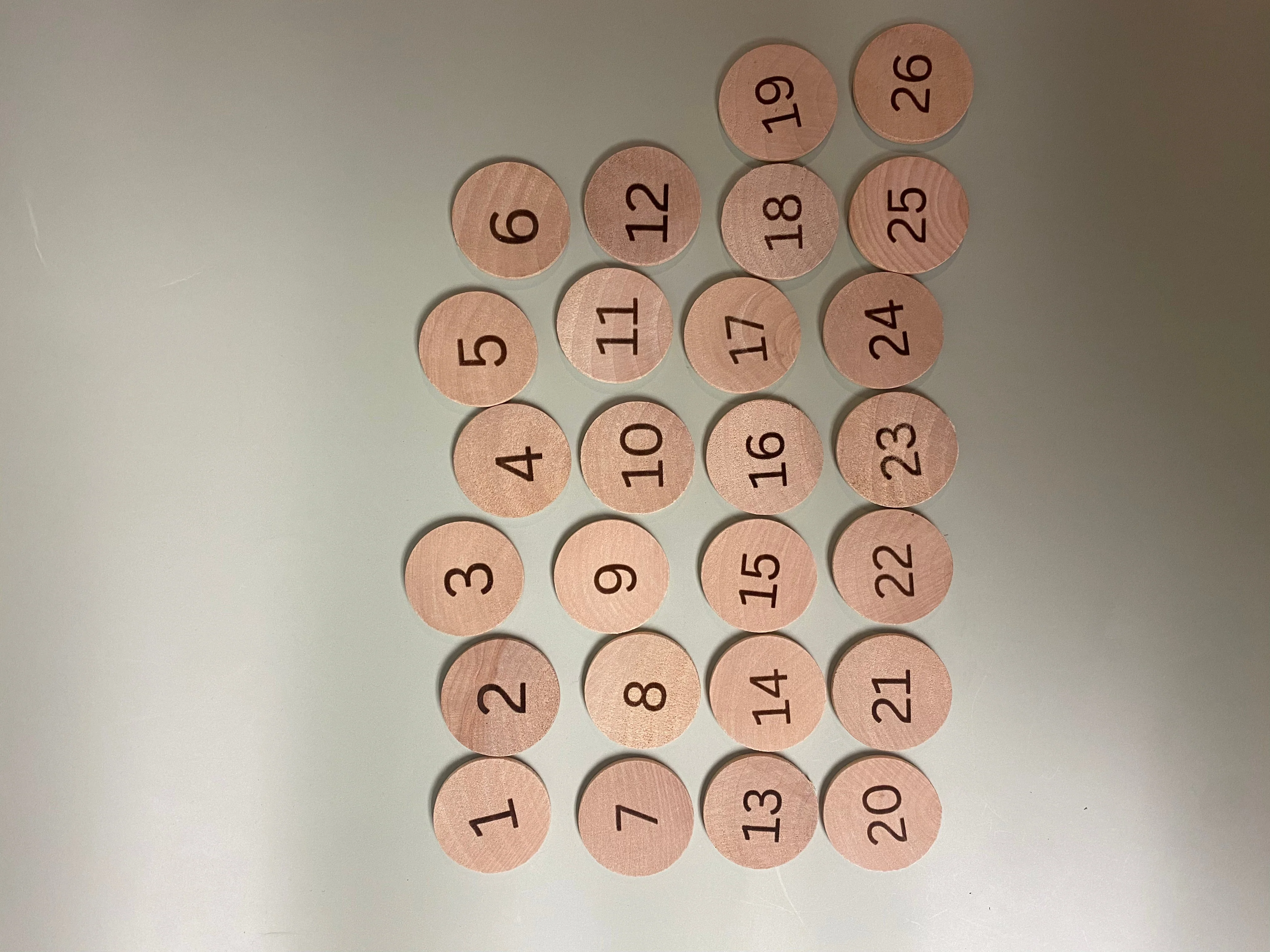 Wooden Number / ABC discs - Image 5